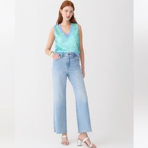 J.Crew hi-waisted slim wide leg, size 26.